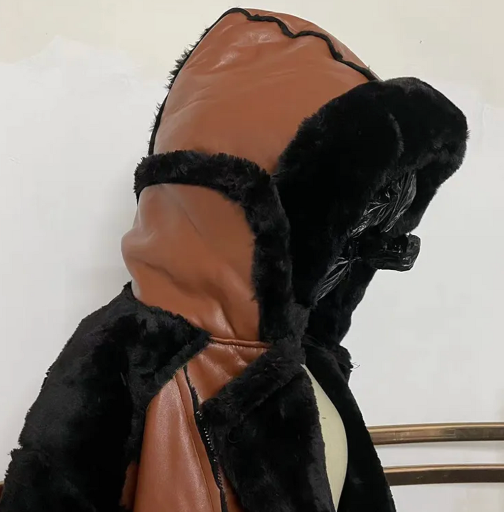 Casual Style Leather Jacket