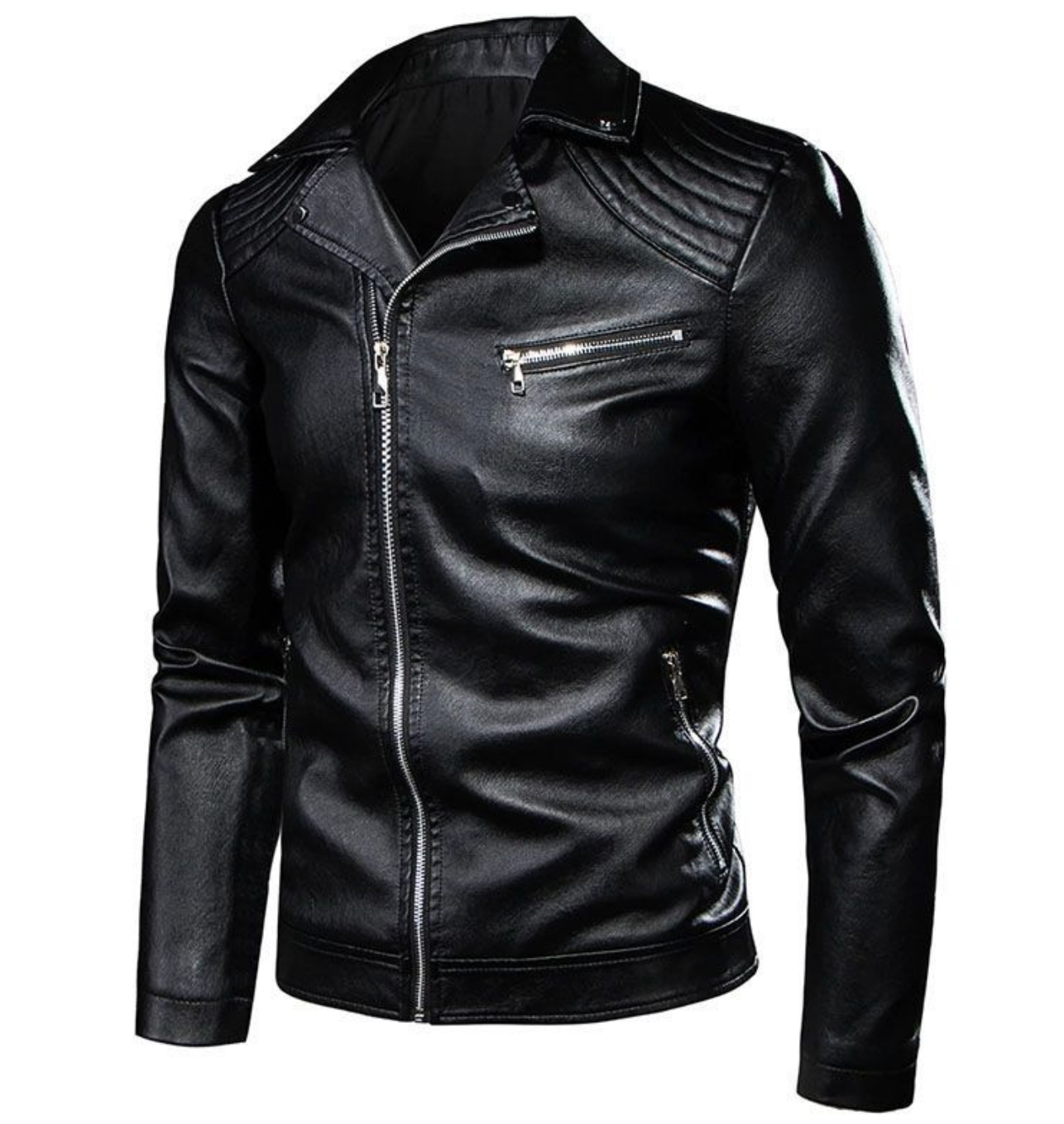 Men's Pure Leather Fashion Jacket