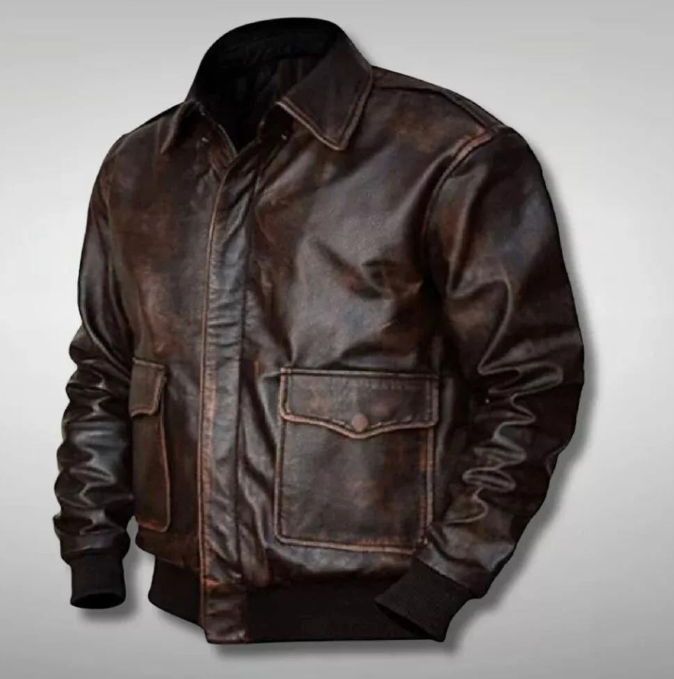 Men's Classic Pilot Leather Jacket