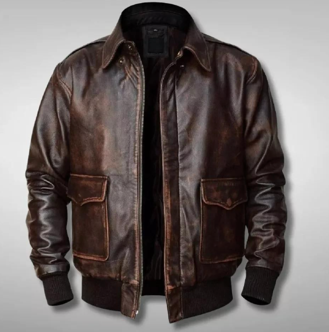 Men's Classic Pilot Leather Jacket